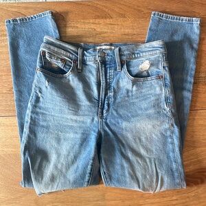 EUC Madewell Perfect Vintage Jean in light blue size 26